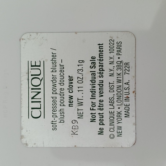 Clinique new clover blush 11 ounce - Picture 2 of 3